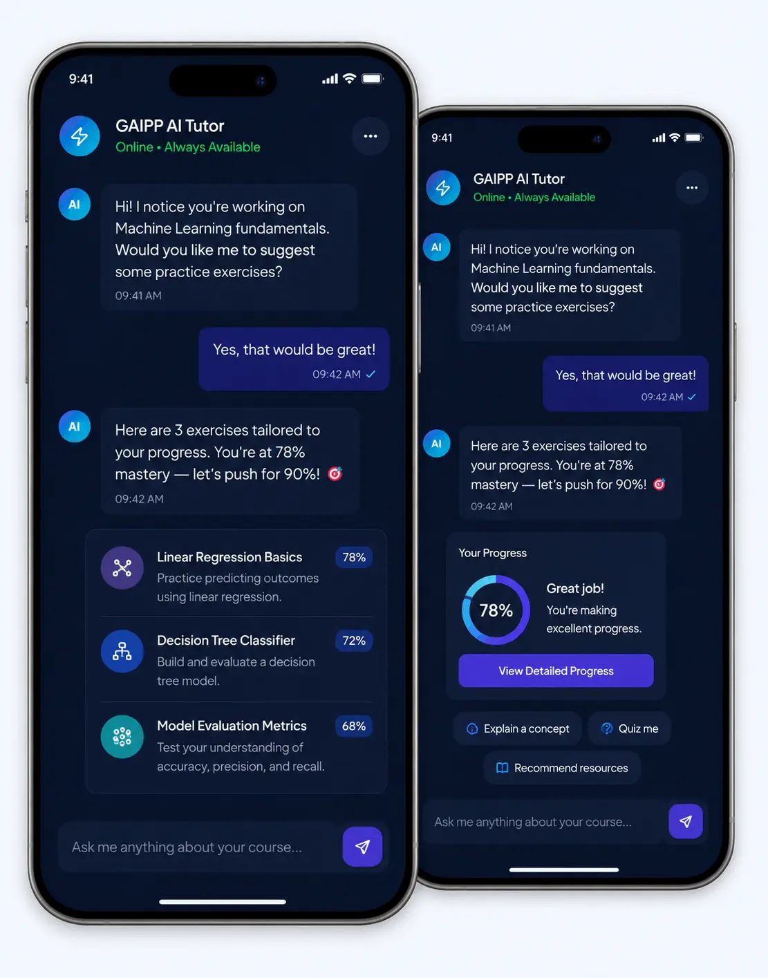 AI tutor in LMS