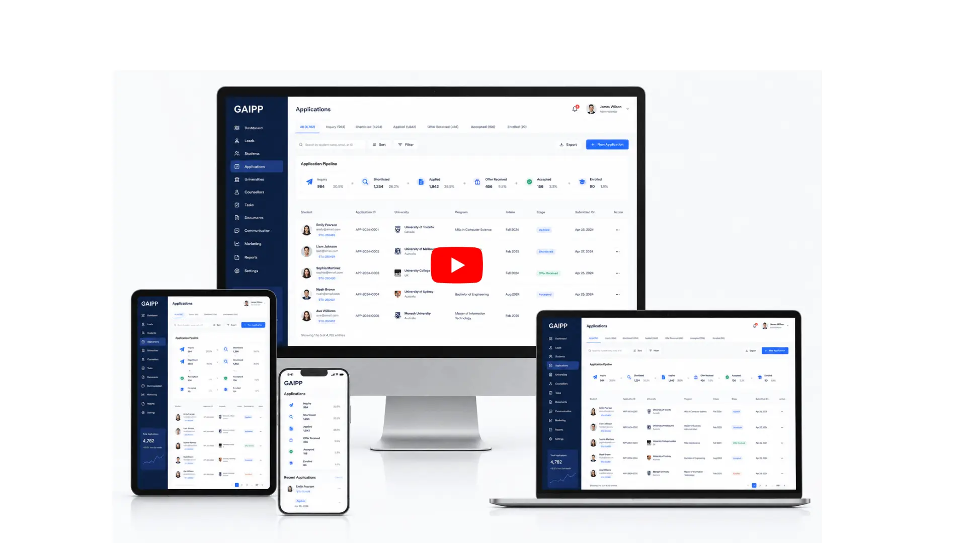 Student Recruitment CRM System Overview